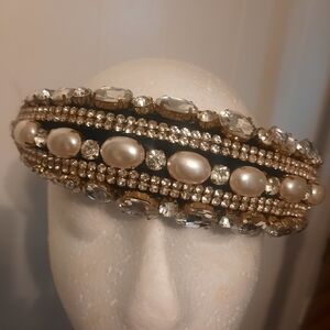 Elegant Pearl and Crystal Headband